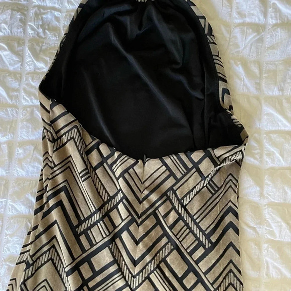 Dress the population velour halter mini dress - Picture 11 of 12